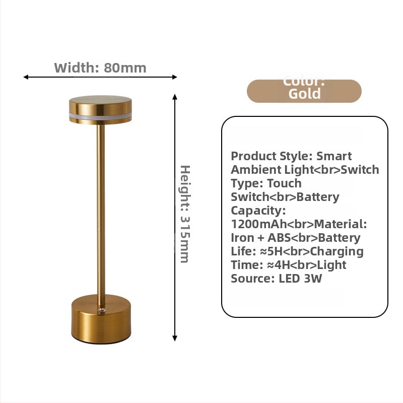 I formas galda lampa, metāla turētājs, moderns minimālisma dizains, modelis JK-TD51, spriegums ≤36V, nakts gaisma, apkārtējais apgaismojums, acu aizsardzība