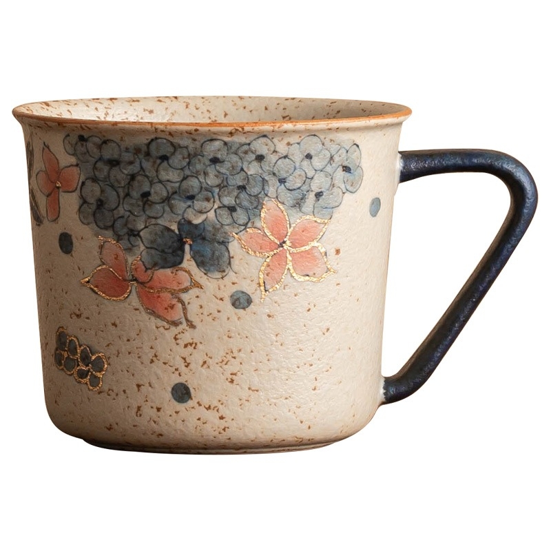 Κούπα καφέ με μοτίβο λουλουδιών, κινεζικού στυλ, διαθεσιμότητα εξατομίκευσης και εκτύπωσης λογότυπου