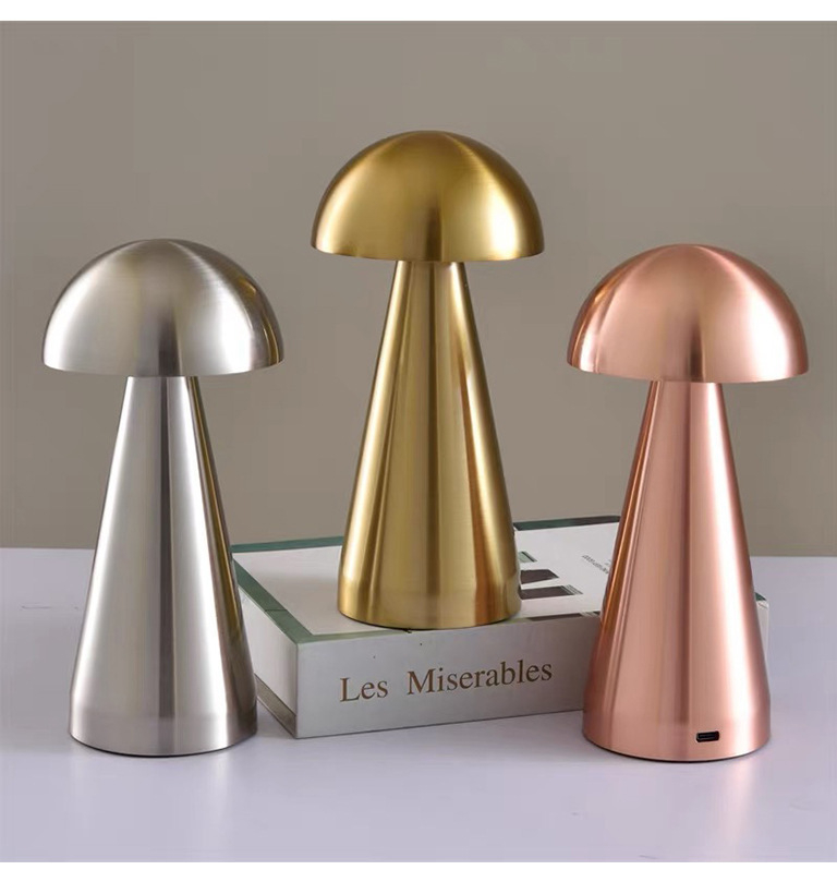 LED įkrovimo baro stalo lemputė su USB naktiniu apšvietimu, plieninis laikiklis, lengvas prabanga stilius, modelis Large Dumbbell, ≤36V, CE sertifikatas