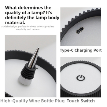 LED juostelės ambijentinė stalinė lemputė — 220V, plastikinis lempos laikiklis, modelis BZTD-202, CE sertifikatas