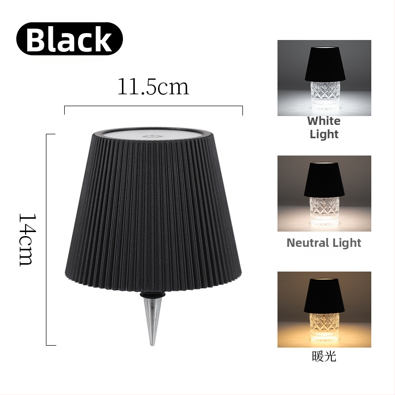 LED juostelės ambijentinė stalinė lemputė — 220V, plastikinis lempos laikiklis, modelis BZTD-202, CE sertifikatas