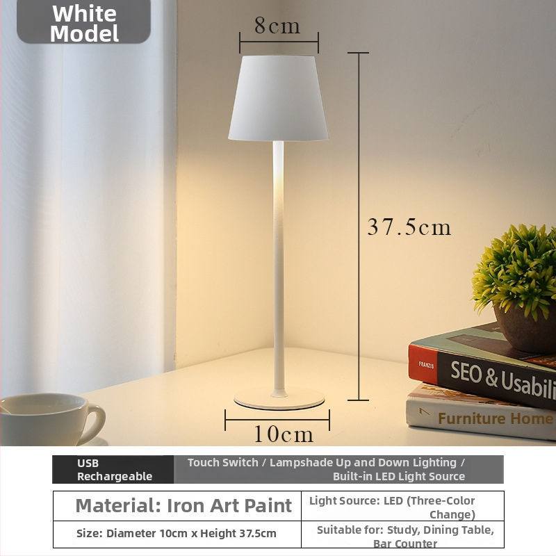 Stalo lempa su aukštomis kojomis, metaliniu pagrindu, šiuolaikinis minimalistinis stilius, įtampa iki 36V, modelis: stalo lempa su apvaliu pagrindu