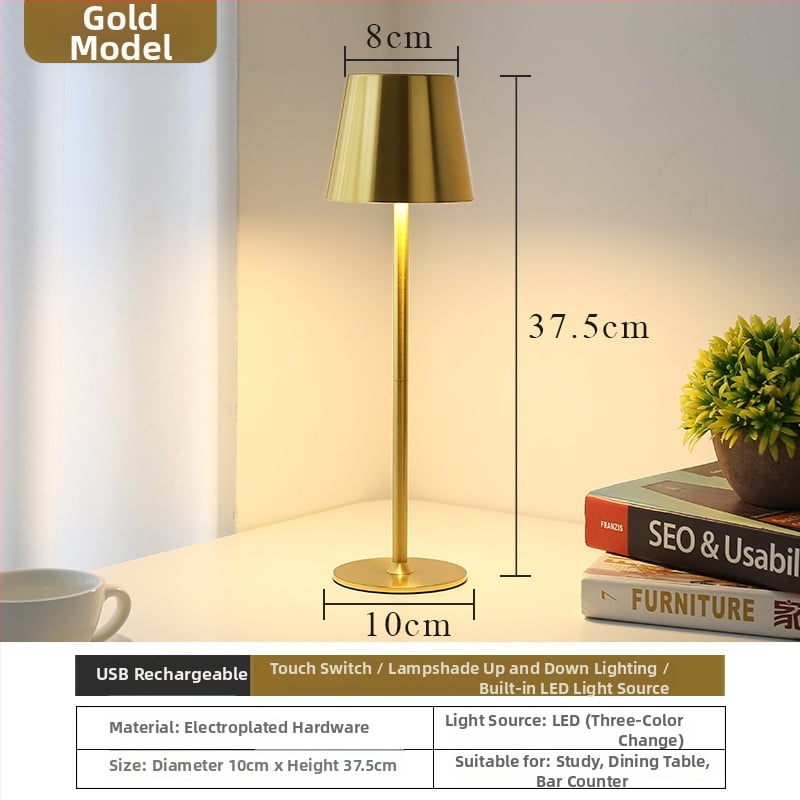 Stalo lempa su aukštomis kojomis, metaliniu pagrindu, šiuolaikinis minimalistinis stilius, įtampa iki 36V, modelis: stalo lempa su apvaliu pagrindu