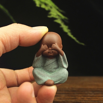 Tea pet od Zisha keramike, kineski stil; tvrtka Tengfei Ceramics Company; dekoracija za posudu za cvijeće; težina 0.5