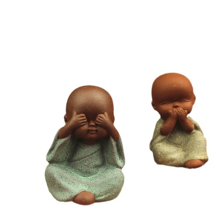 Tea pet od Zisha keramike, kineski stil; tvrtka Tengfei Ceramics Company; dekoracija za posudu za cvijeće; težina 0.5