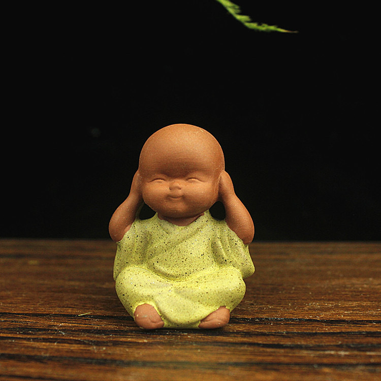 Tea pet od Zisha keramike, kineski stil; tvrtka Tengfei Ceramics Company; dekoracija za posudu za cvijeće; težina 0.5