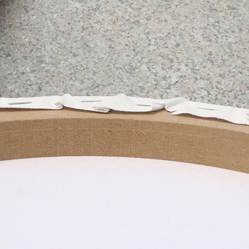 Ovāla eļļas gleznojuma rāmis ar 100% kokvilnas audeklu — tukšs audekls, smalka kokvilnas tekstūra