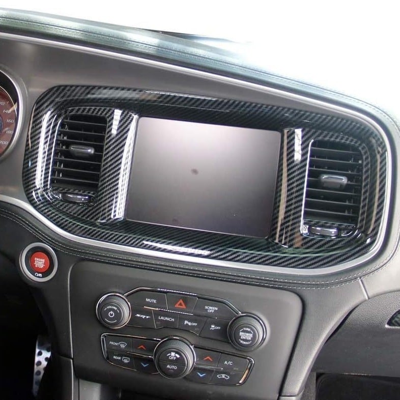 Dekoratīvs centrālā konsoles rāmis (ABS, modelis Xc-zst08, Dodge Charger 2016-2021, zīmols XCLPF)