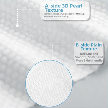 Rosman ühekordsed näopesupuhastuslapid, paksud, kahekordse kasutusega kuivaks ja märjaks puhastamiseks, puuvillased