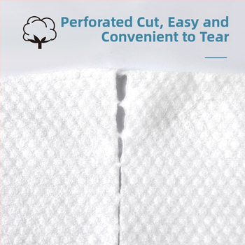 Rosman ühekordsed näopesupuhastuslapid, paksud, kahekordse kasutusega kuivaks ja märjaks puhastamiseks, puuvillased