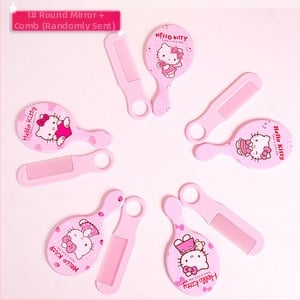 Lastele mõeldud porgandi kujuline kokkupandav kamm pikkadele juustele — kaasaskantav, kaheotstarbeline sirgestamiseks ja lokkide tekitamiseks