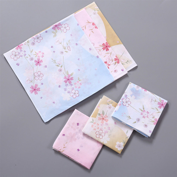 Ženska pamučna rupčić za nos, vintage stil, tanak i upijajući, s tiskanim logom i mogućnošću prilagodbe obrade (materijal: 100% pamuk; težina: 13,6 g; logotip: tiskani)