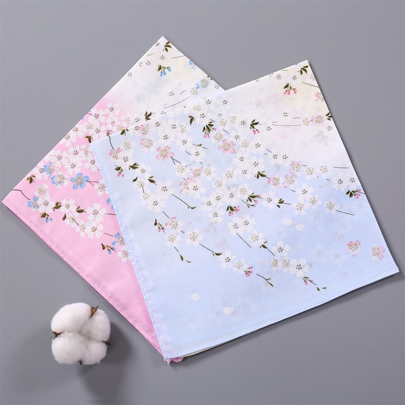 Ženska pamučna rupčić za nos, vintage stil, tanak i upijajući, s tiskanim logom i mogućnošću prilagodbe obrade (materijal: 100% pamuk; težina: 13,6 g; logotip: tiskani)