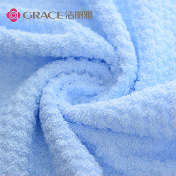 Grace JieLiya kvadratni ručnik od 100% pamuka s ušivenim logom, 42 g, upijanje 0–5 s, pređa 21/32s