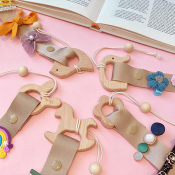 Korea-stiilis laste juukseklipsi hoidik seinarihmaga, käsitöö, Cortex-materjal, mudel A2011