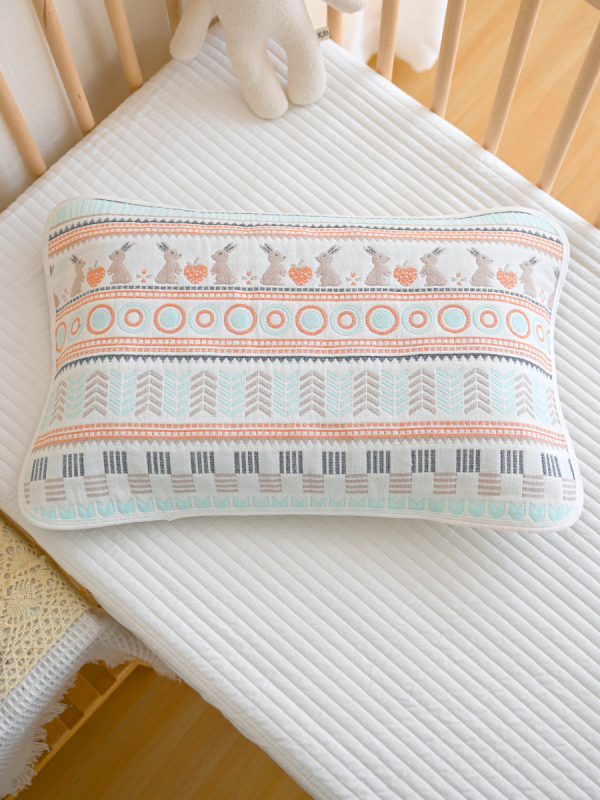 Prosop pentru pernă – 100% bumbac; tifon cu șase straturi; absorbție a transpirației; respirabil; potrivit pentru nou-născuți și copii (100% bumbac; tifon cu șase straturi; absorbție a transpirației; respirabil; potrivit pentru nou-născuți și copii)