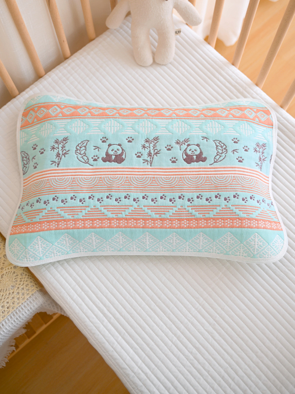 Prosop pentru pernă – 100% bumbac; tifon cu șase straturi; absorbție a transpirației; respirabil; potrivit pentru nou-născuți și copii (100% bumbac; tifon cu șase straturi; absorbție a transpirației; respirabil; potrivit pentru nou-născuți și copii)