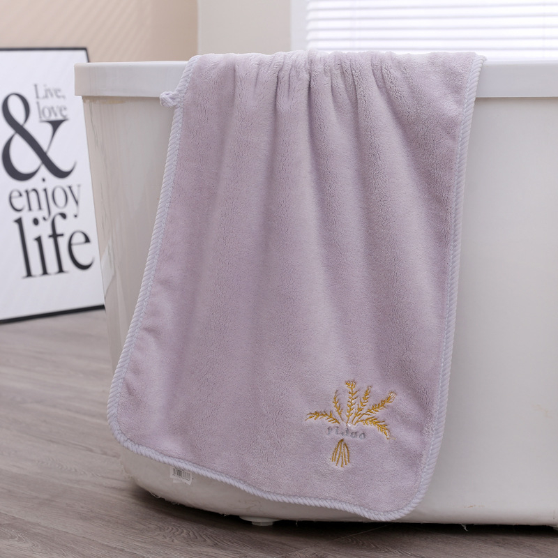 Prosop de față din coral fleece Yiduo, absorbant și moale, 170–200 g, țesătură simplă