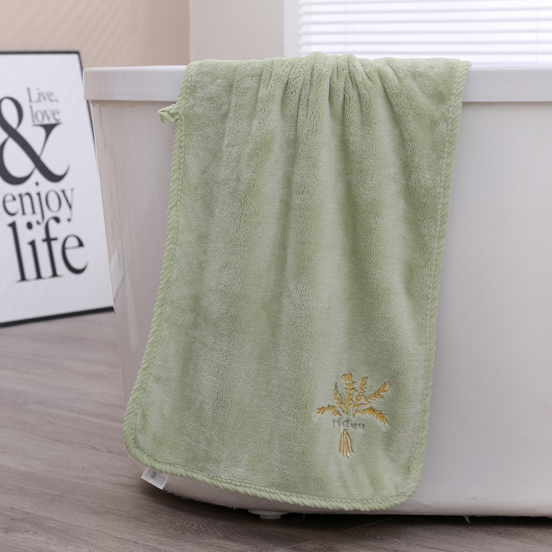 Prosop de față din coral fleece Yiduo, absorbant și moale, 170–200 g, țesătură simplă