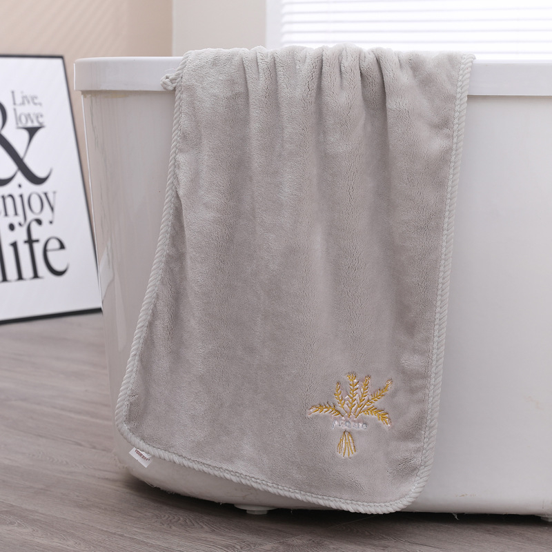 Prosop de față din coral fleece Yiduo, absorbant și moale, 170–200 g, țesătură simplă