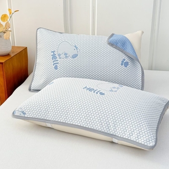 Set fețe de pernă răcoroase pentru vară, în stil bandaj, pentru perne simple sau duble, spalabile