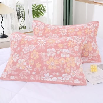 Husă de pernă din tifon Get the clouds patru sezoane, cu logo Can