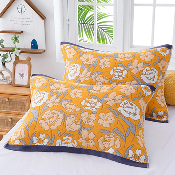 Husă de pernă din tifon Get the clouds patru sezoane, cu logo Can