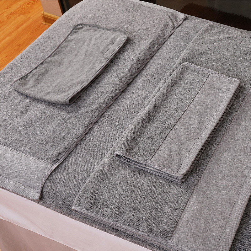 Prosop de salon de înfrumusețare, din bumbac, cu logo brodat, 150 g, fire ply 32s, personalizabil