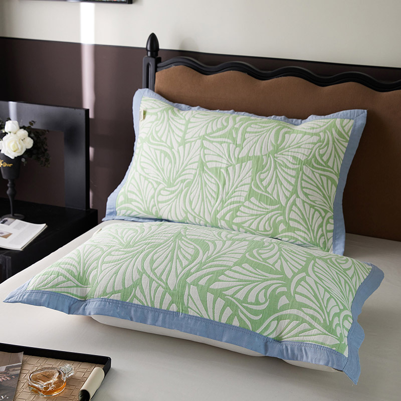 Pereche de fețe de pernă din bumbac pur cu bretele, antiderapante, personalizabile, marcă Fan yu