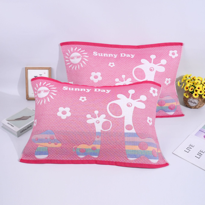 Husă de pernă cu girafă pentru căminul studențesc, universală pentru toate anotimpurile, absorbantă la transpirație și rezistentă la murdărie, anti-piling, personalizabilă