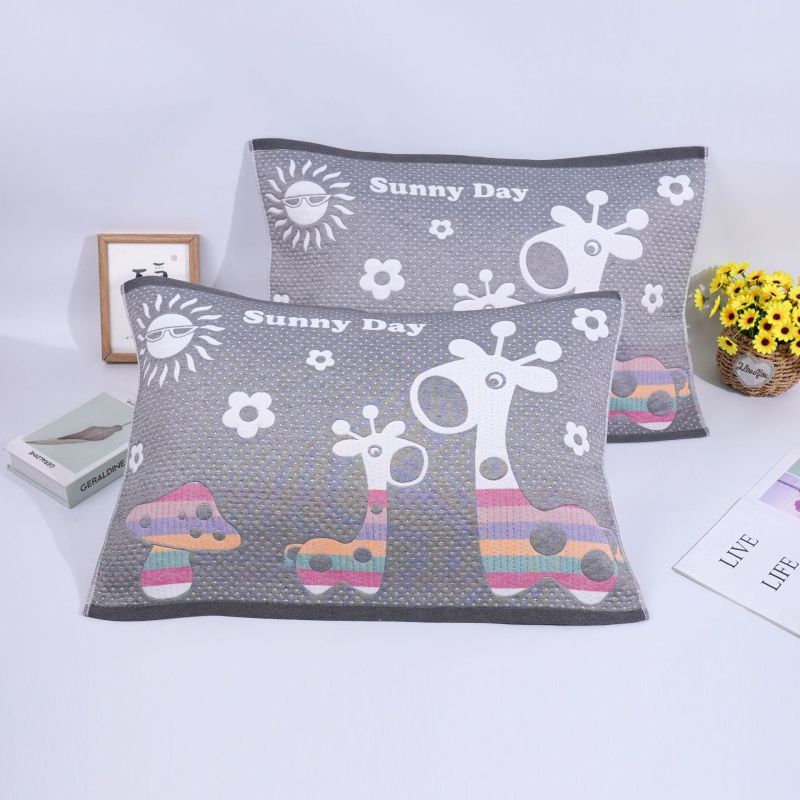 Husă de pernă cu girafă pentru căminul studențesc, universală pentru toate anotimpurile, absorbantă la transpirație și rezistentă la murdărie, anti-piling, personalizabilă
