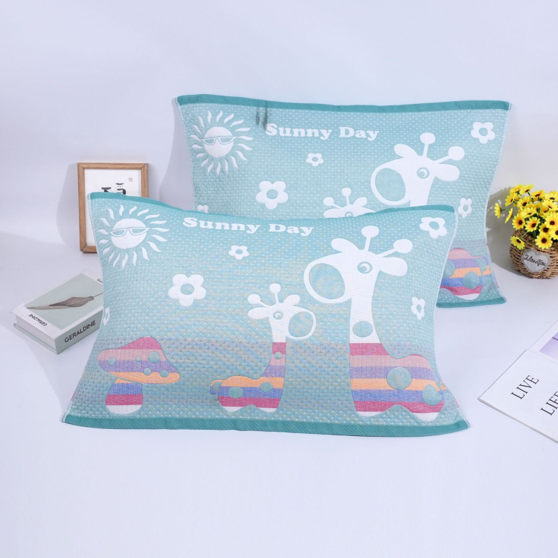 Husă de pernă cu girafă pentru căminul studențesc, universală pentru toate anotimpurile, absorbantă la transpirație și rezistentă la murdărie, anti-piling, personalizabilă