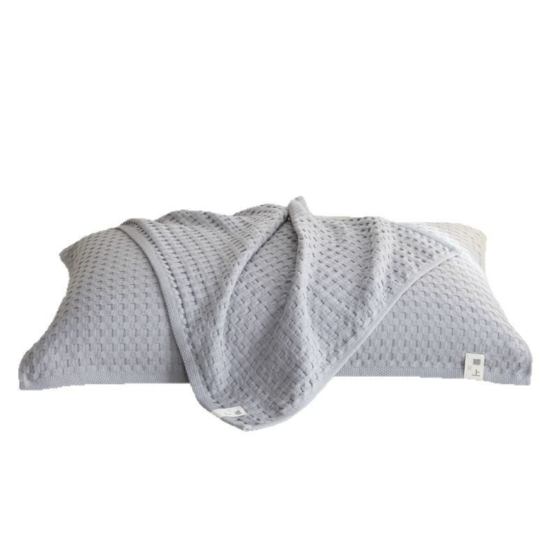 Husă de pernă – 100% bumbac, țesătură waffle