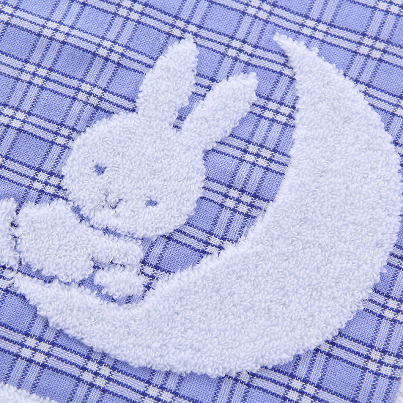 Pagalvės uždangalas iš 100% medvilnės su džakardo raštu Moon Rabbit, purus medvilnė, minkštas ir patogus dizainas