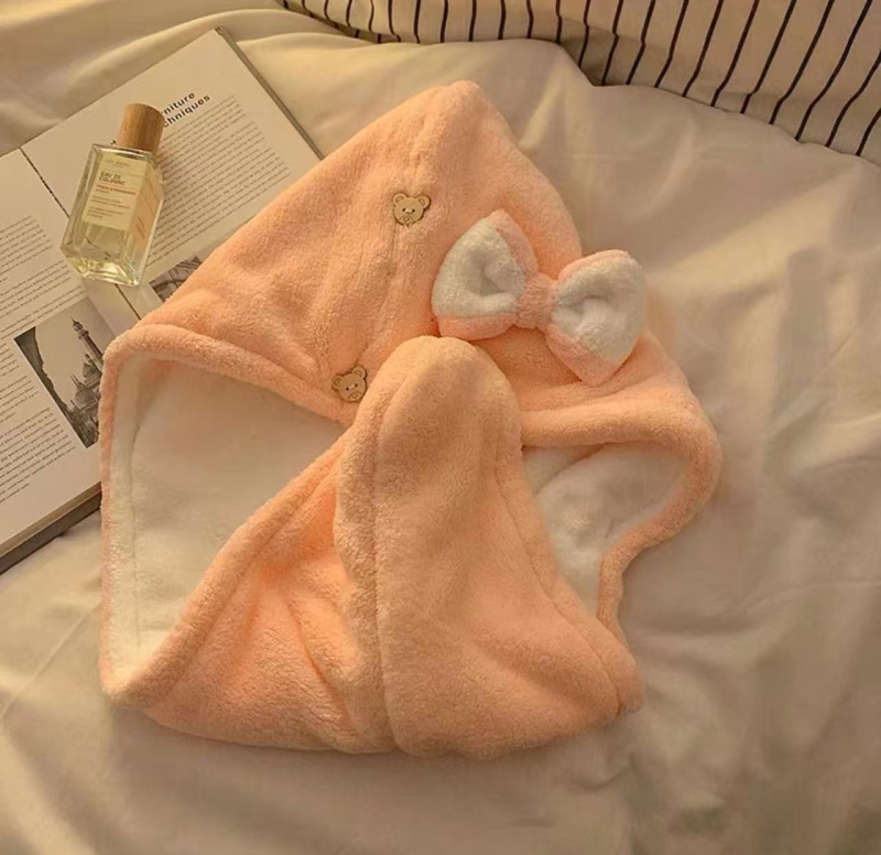 Suha kapa za kosu od koralnog fleeca, 150D, ravno tkanje, 200 g ili više