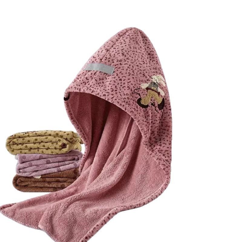 Hajszárító sapka korall fleece-ből, 120D szál, 80–99 g