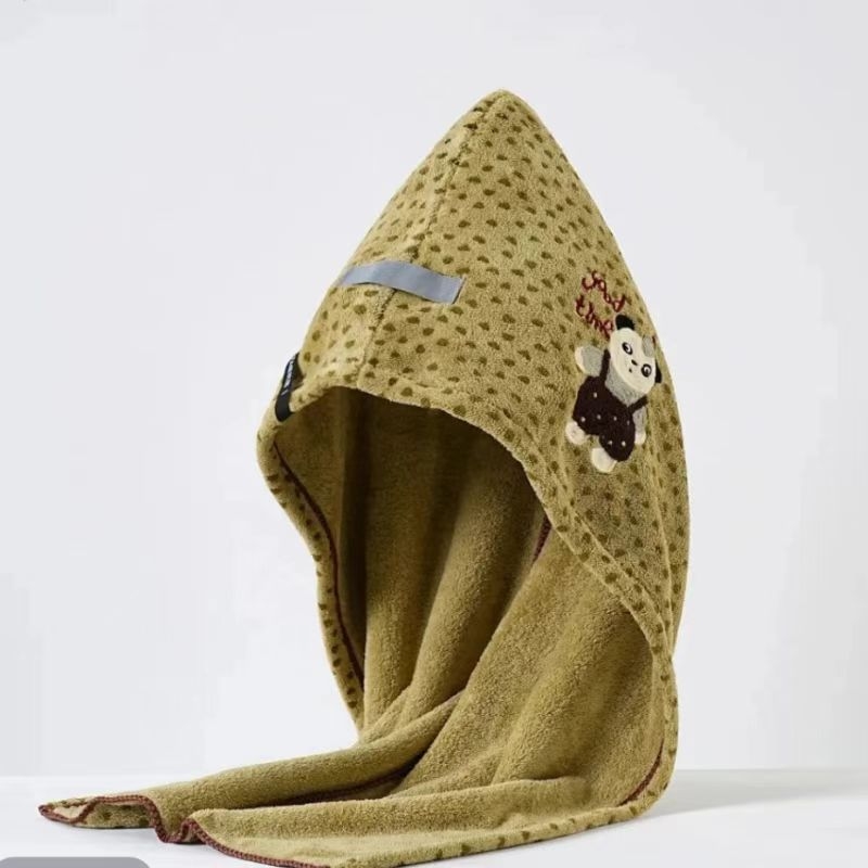 Hajszárító sapka korall fleece-ből, 120D szál, 80–99 g