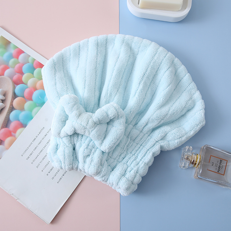 Bonetă pentru uscat părul din fleece coral, 150D fir, 30–49 g, cusătură