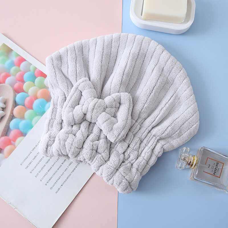 Bonetă pentru uscat părul din fleece coral, 150D fir, 30–49 g, cusătură