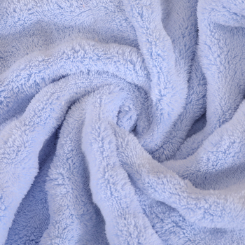 Šal za sušenje kose od koralnog flisa; Materijal: koralni flis; Težina: 100–119 g; Šivanje: obšivanje; Prilagodba dostupna