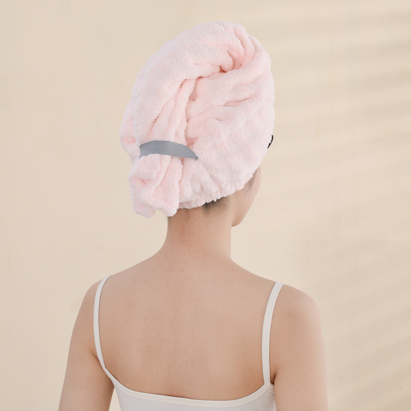 Šal za sušenje kose od koralnog flisa; Materijal: koralni flis; Težina: 100–119 g; Šivanje: obšivanje; Prilagodba dostupna