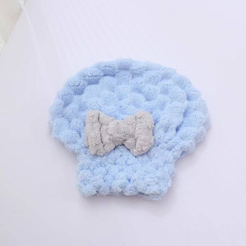 Șapcă de păr din fleece coral, absorbantă, uscare rapidă, turban, fir 150D, 50–79 g