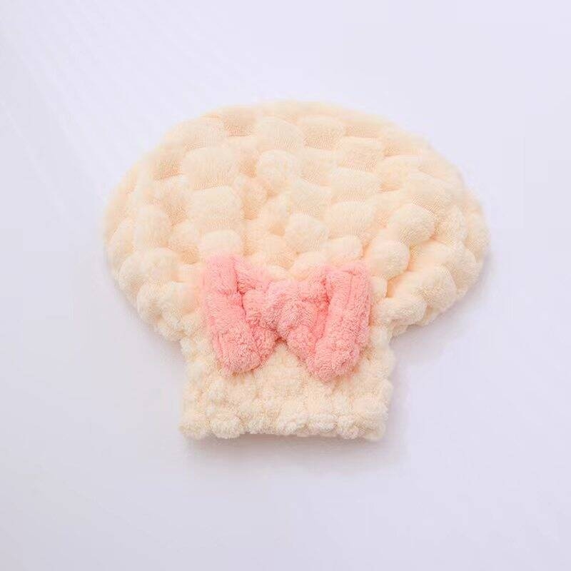 Șapcă de păr din fleece coral, absorbantă, uscare rapidă, turban, fir 150D, 50–79 g