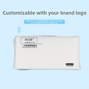 Jiaxin ühekordne näo puhastus salvrätik — 100% puuvill/taime kiud, lihtne kudumine, ühekordne kasutus