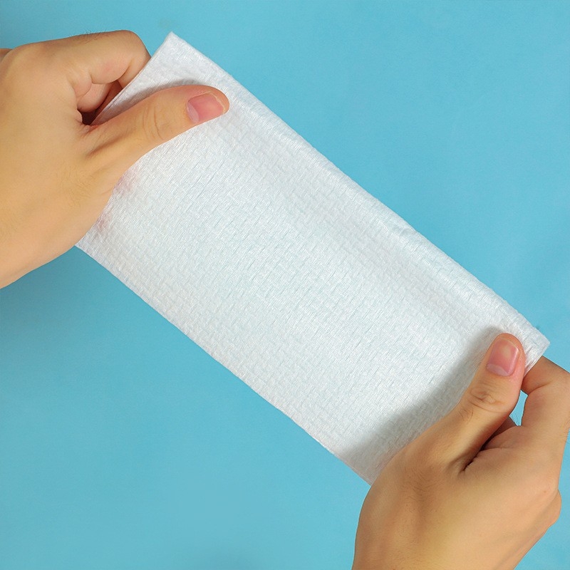 Jiaxin ühekordne näo puhastus salvrätik — 100% puuvill/taime kiud, lihtne kudumine, ühekordne kasutus