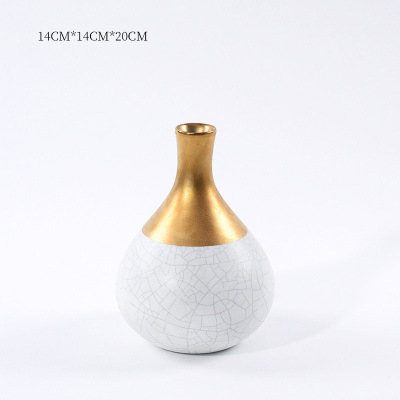 Keramička vaza za cvijeće s malim otvorom, dekorativni predmet, Jade slip marka, stil lagani luksuz