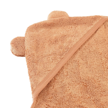 Dječji kapuljačasti ručnik-ogrtač, koralni fleece, brzo sušenje, upijajući, 500 g+ težine, 40 niti, šivenje