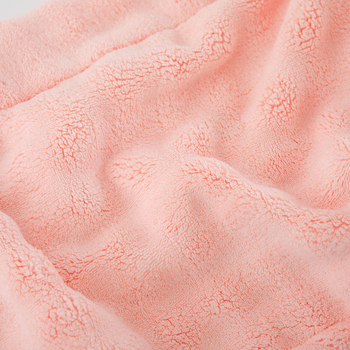 Šal za sušenje kose od koralnog flisa, visoka apsorpcija, ne blijedi, ne gubi kosu, za žene, swallowtail dizajn, mogućnost prilagodbe, 150d vlakno, 120-139 g