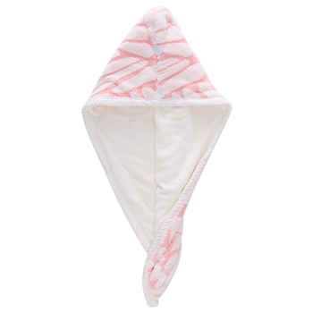 Šal za sušenje kose od koralnog fleeca, debeli, upija, brzo suši, 150D jacquard, 140–169 g