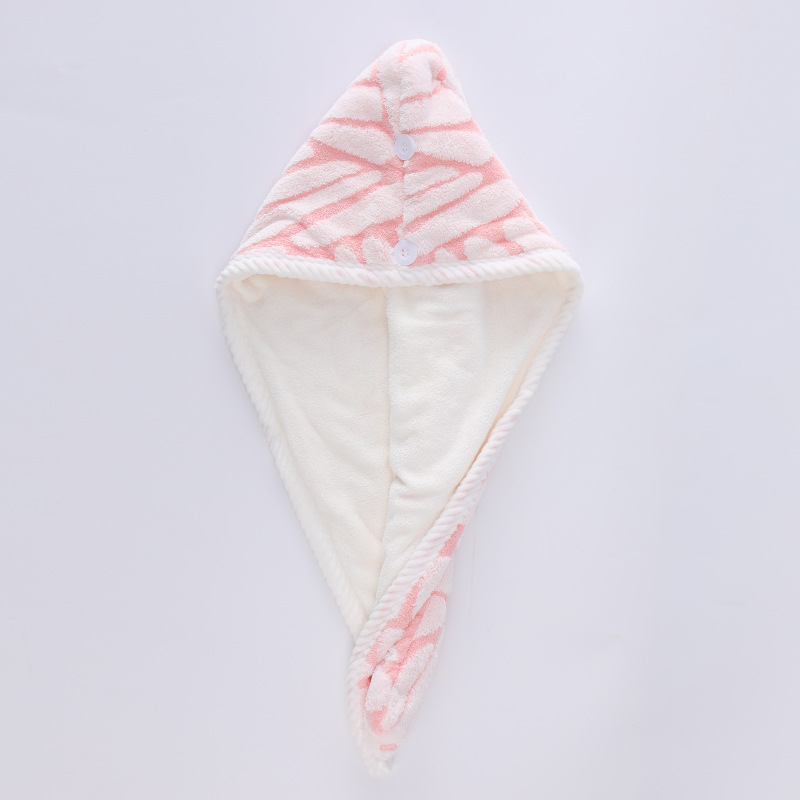 Šal za sušenje kose od koralnog fleeca, debeli, upija, brzo suši, 150D jacquard, 140–169 g